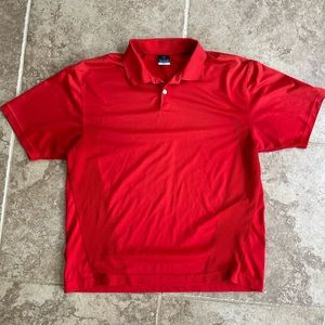 Red Nike Golf Polo
